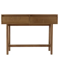 Mario - console couleur naturelle 2 tiroirs décor motif arrondi