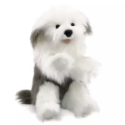 Marionnette à main chien bobtail