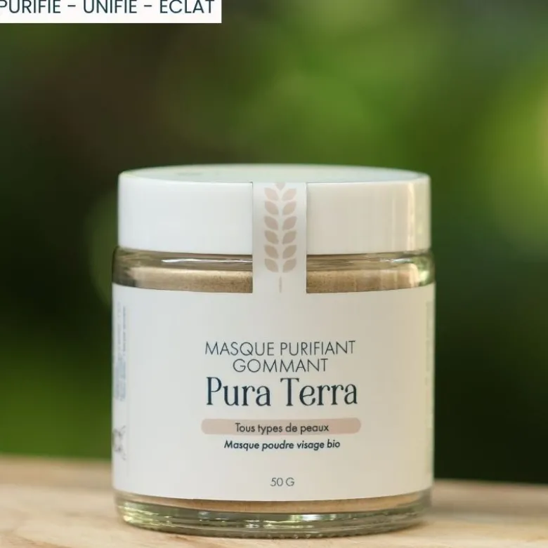 Masque bio purifiant gommant pura terra
