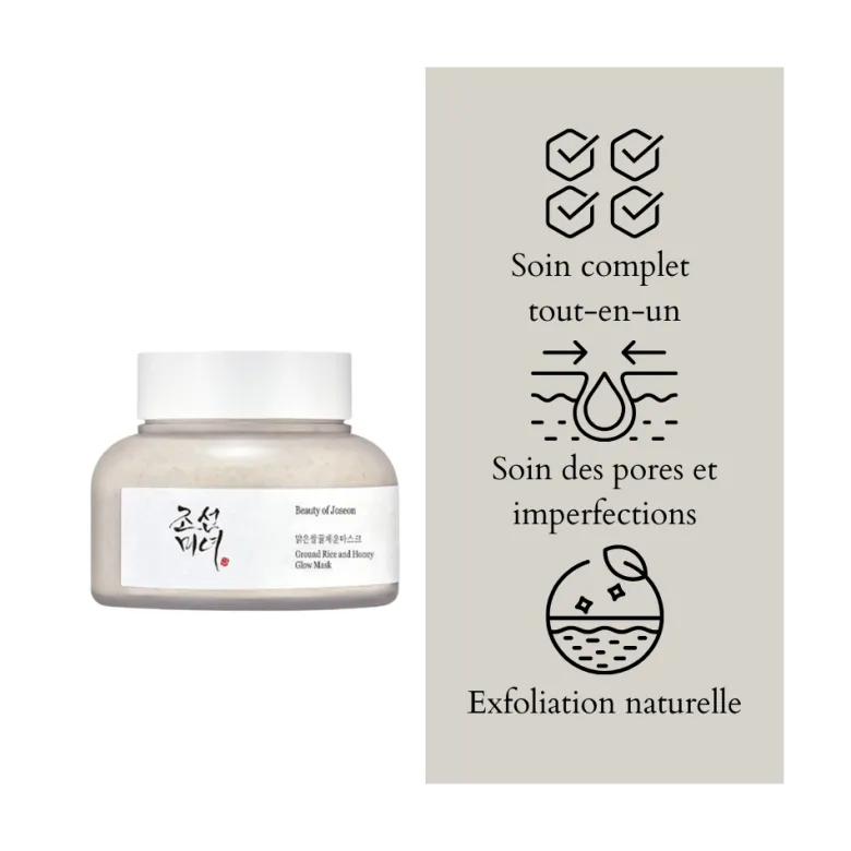 Masque éclat : riz + miel 150ml