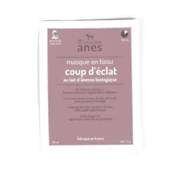 Masque coup d'éclat en tissu au lait d'ânesse bio