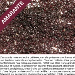 Masque d'amarante® bio décongestionnant