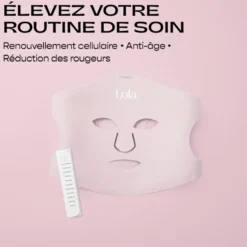 Masque de luminothérapie avancée visage led Glow Lola Rose