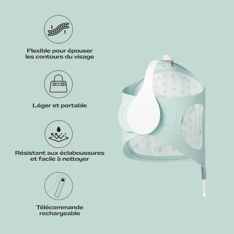Masque de luminothérapie avancée visage led Glow Lola Vert