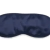 Masque de nuit en soie navy