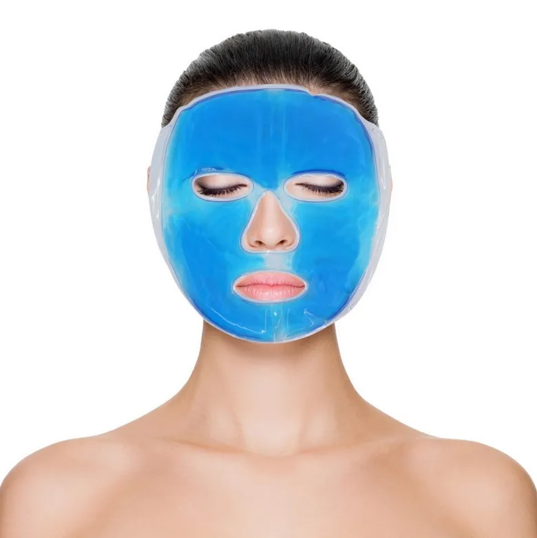Masque gel soin du visage chaud ou froid