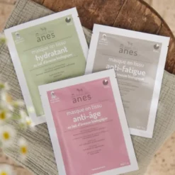 Masque hydratant en tissu au lait d'ânesse bio