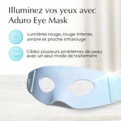 Masque LED luminothérapie yeux Aduro