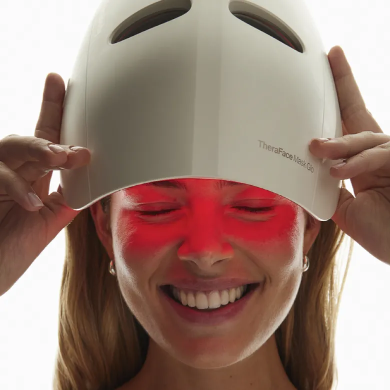 Masque Led Theraface Glo soin du visage anti-âge réduction des rides Theraface