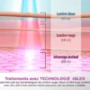 Masque LED visage CryoGlow Shark avec rafraîchissement du contour des yeux