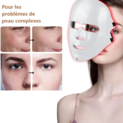 Masque led visage luminotherapie