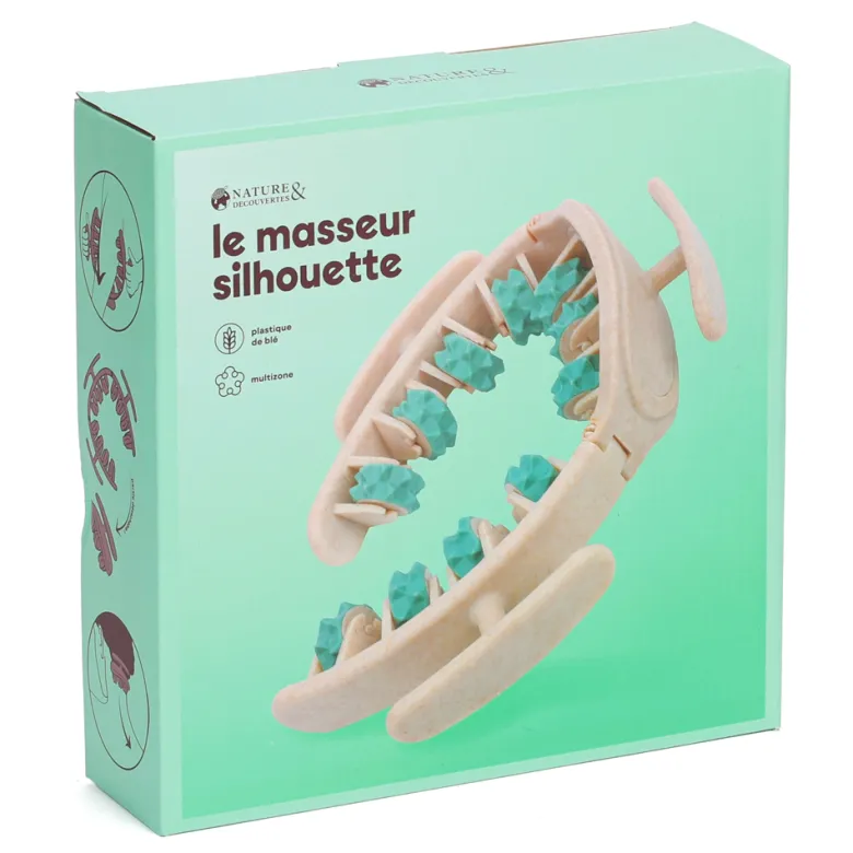 Masseur jambes à roulettes favorise drainage et détente plastique recyclé