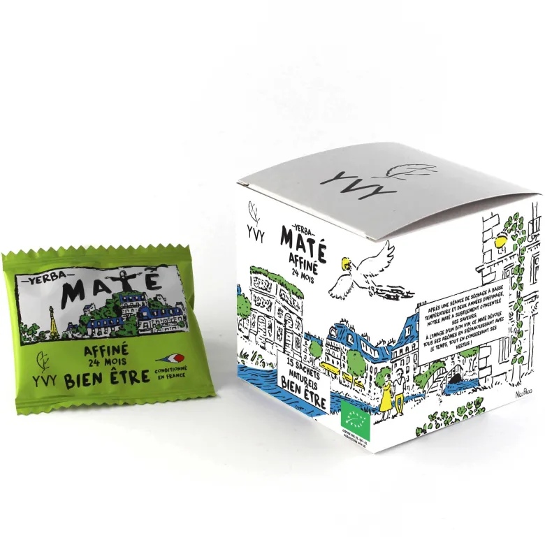 Maté affiné bio - 15 sachets naturels