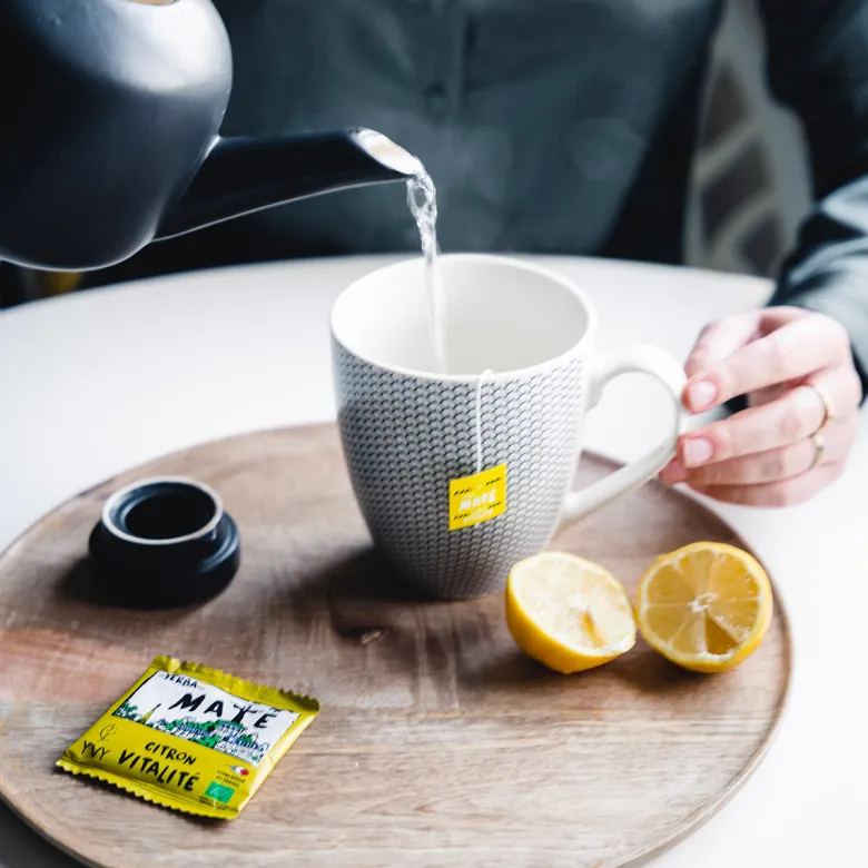 Maté citron bio - 15 sachets naturels