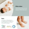 Matelas cosy'lite antibactérien 60x120cm Blanc