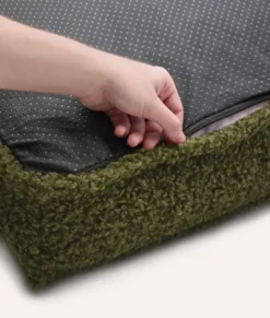Matelas en effet bouclette l - vert