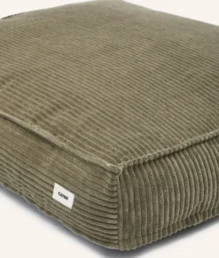Matelas en velours côtelé l - vert