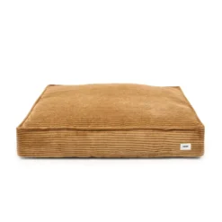 Matelas en velours côtelé m - moutarde
