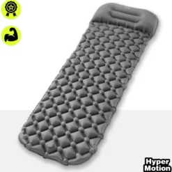 Matelas gonflable campmat hypermotion ultraléger 1 place avec oreiller