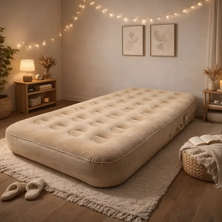 Matelas gonflable 1 place 188 x 100 cm, pompe électrique intégrée