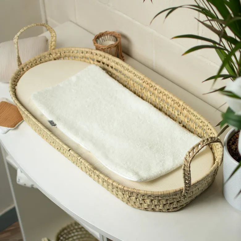 Matelas langer panier fibres naturelles