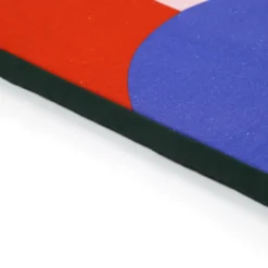 Matelas pliable multicolore