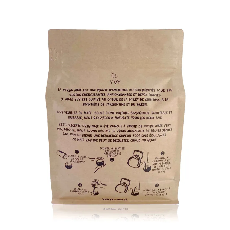Maté tropical bio - eco recharge 500g