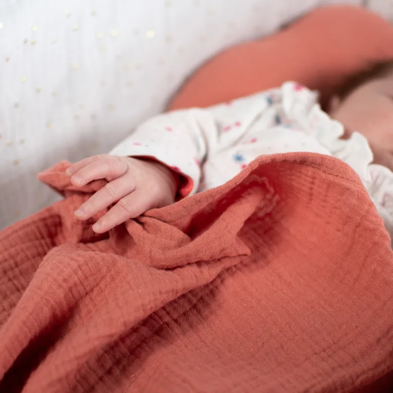 Maxi Lange en Gaze de Coton, Collection Jeanne : L'Essentiel Doux et Tendance pour Bébé