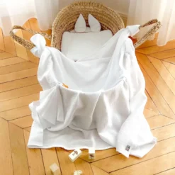 Maxi Lange en Gaze de Coton, Collection Jeanne : L'Essentiel Doux et Tendance pour Bébé