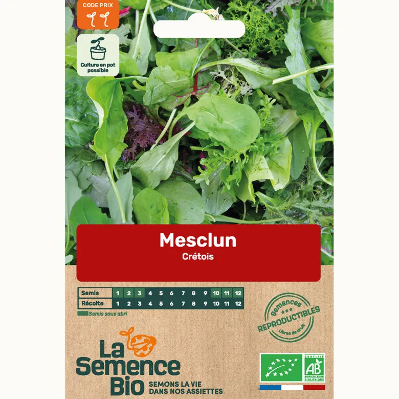 Mesclun crétois bio