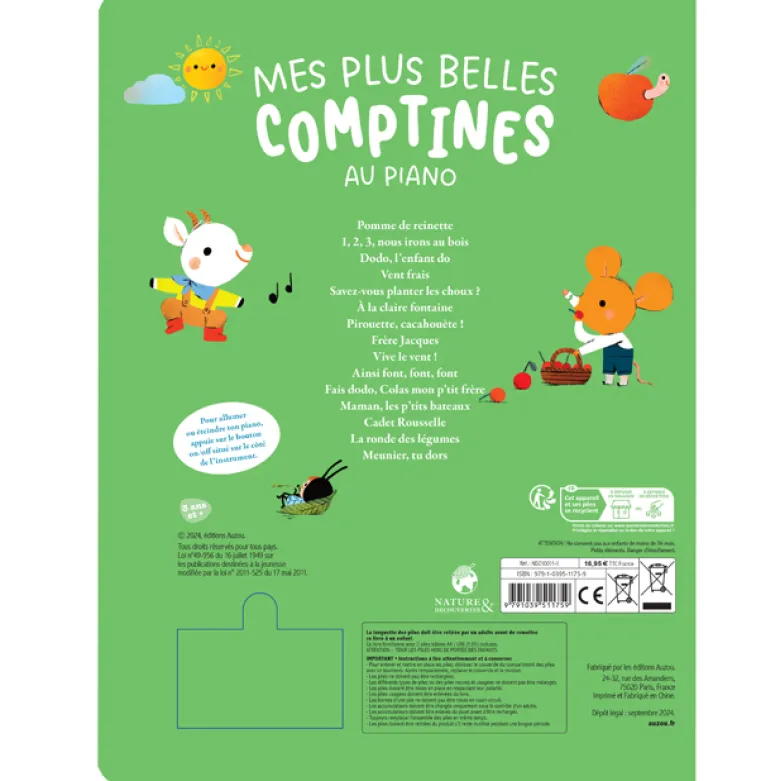 Mes plus belles comptines au piano
