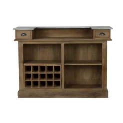 Meuble de bar en bois de cèdre recyclé et métal - spritz