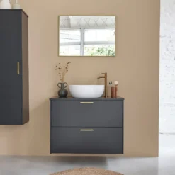 Meuble salle de bain 2 tiroirs