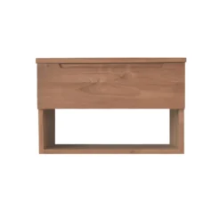 Meuble sdb teck massif 60 cm khartane