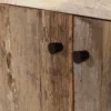 Meuble sous vasque bois manguier et bois recyclé