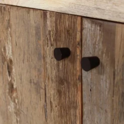 Meuble sous vasque bois manguier et bois recyclé