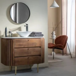 Meuble sous vasque sienne