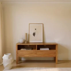 Meuble tv en bois de teck