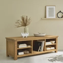 Meuble tv en bois de teck 150 cm