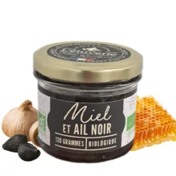 Miel français à l'ail noir bio