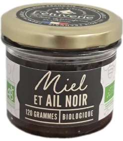 Miel français à l'ail noir bio