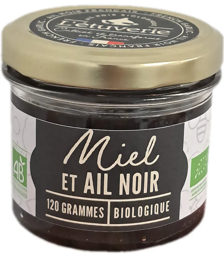 Miel français à l'ail noir bio