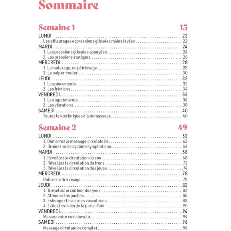 10 min d'automassage pour un visage lisse