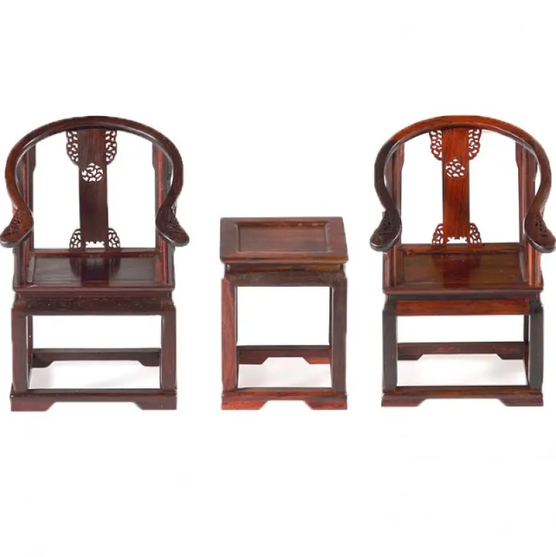 Miniatures meubles chinois - palissandre