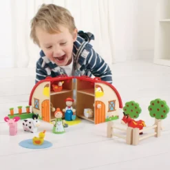 Mini ferme en bois