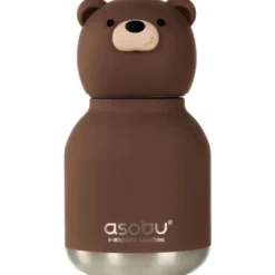 Mini gourde isotherme bestie ours brun (200 ml)
