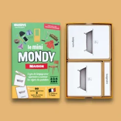 Mini-mondy - 90 cartes maison - langage
