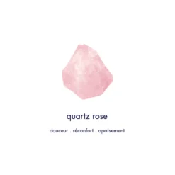 Mini puces quartz rose 4mm- ariane