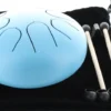 Mini tongue drum bleu diamètre 15 cm