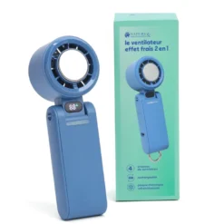 Mini ventilateur portable plaque froide rechargeable pour fraîcheur instantanée